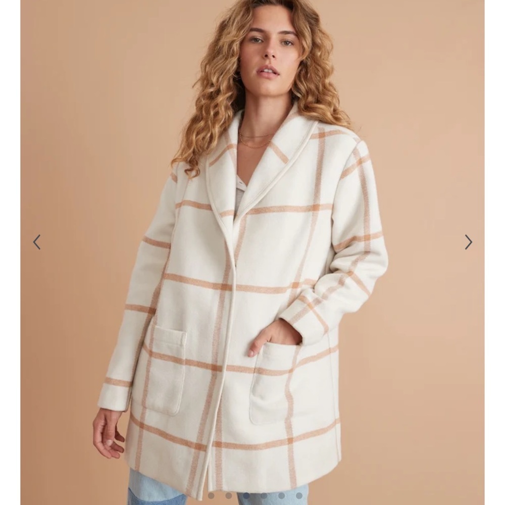 Marine Layer Liverpool shawl collar coatigan